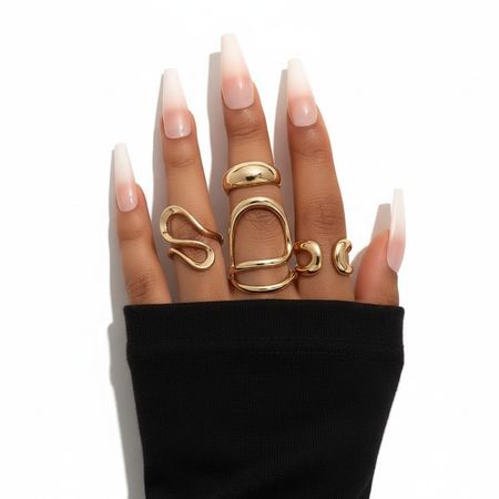 PIERŚCIONKI STACKI GOLDEN MOON