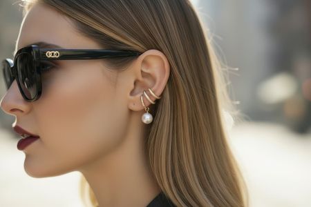 NAUSZNICA PEARL SWIRL