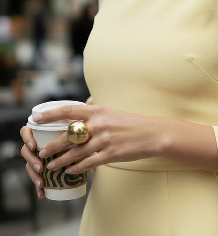 PIERŚCIONEK THE GOLD BALL