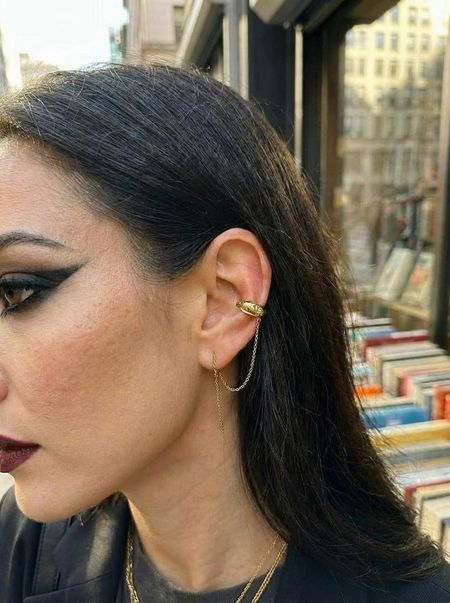 KOLCZYKI Z NAUSZNICĄ SLEEK SLINK